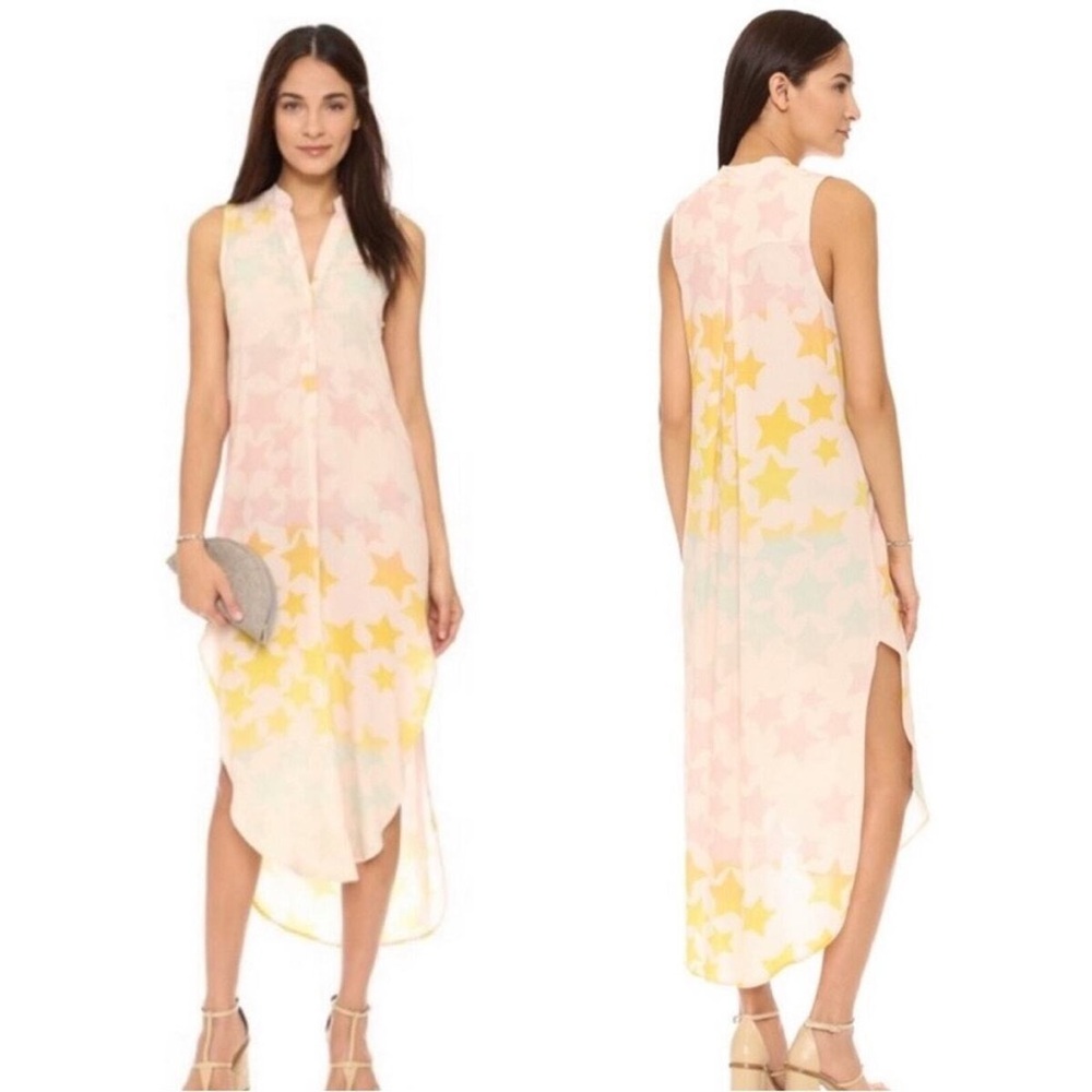 Mara Hoffman Pink Asymmetrical High-Low Sundress